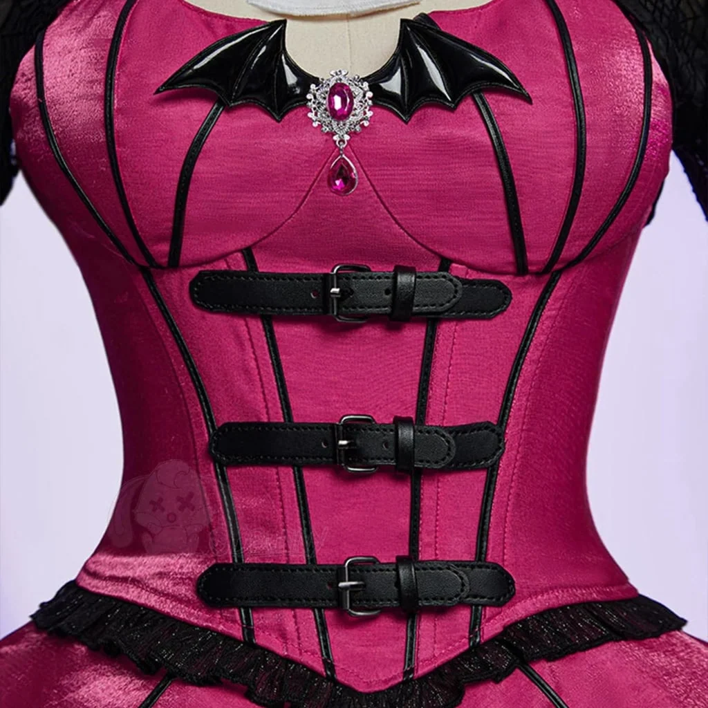 Halloween Costumes Long Sleeve Dress Vampire Outfit - Image 5 Halloween Costumes Long Sleeve Dress Vampire Outfit - Image 5