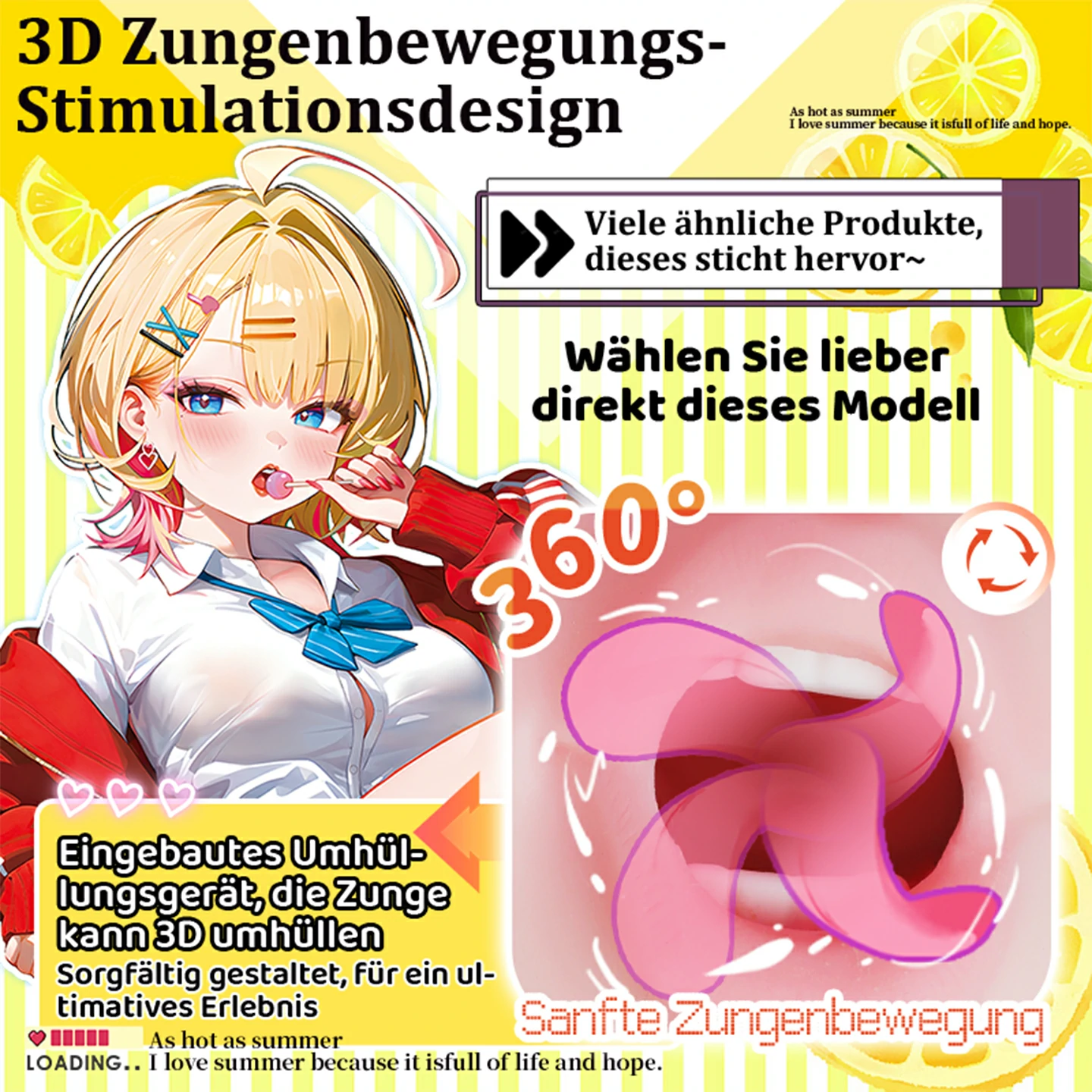 Dr.YUU Elektrischer Zungen-Masturbator 360° mit Noppen- & Rachenstruktur | Versand aus Asien – Lieferzeit ca. 10-18 Werktage - DR.YUU™