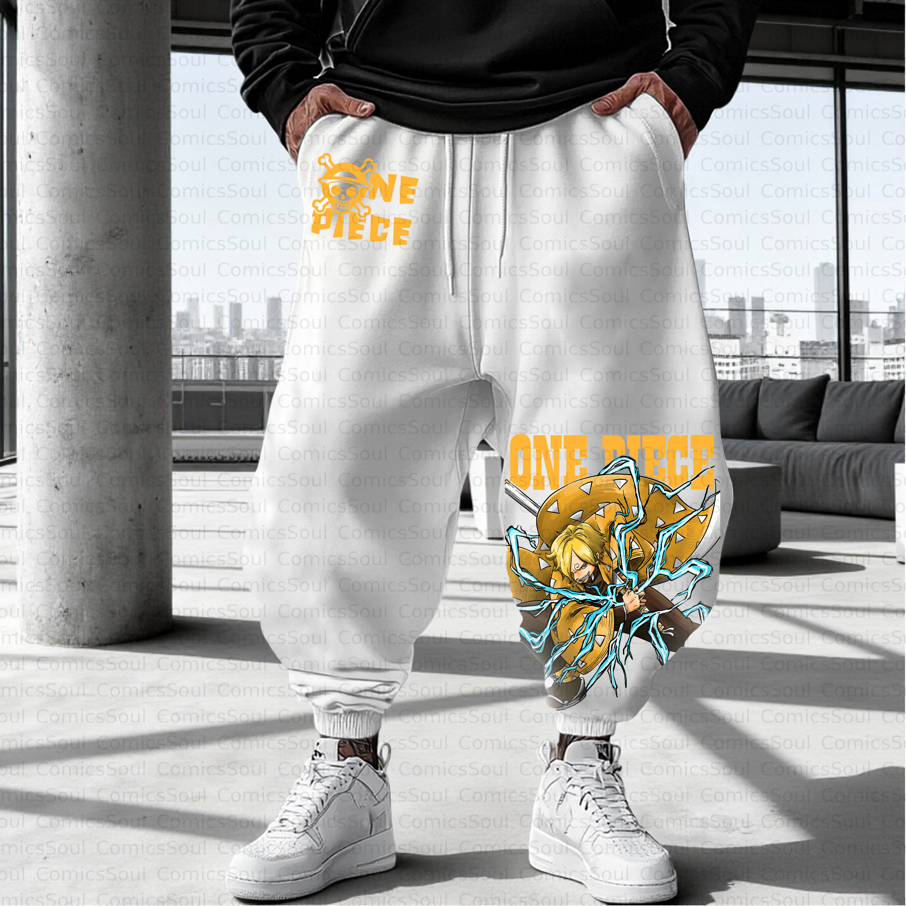 Unisex Casual Anime Streetwear Pant