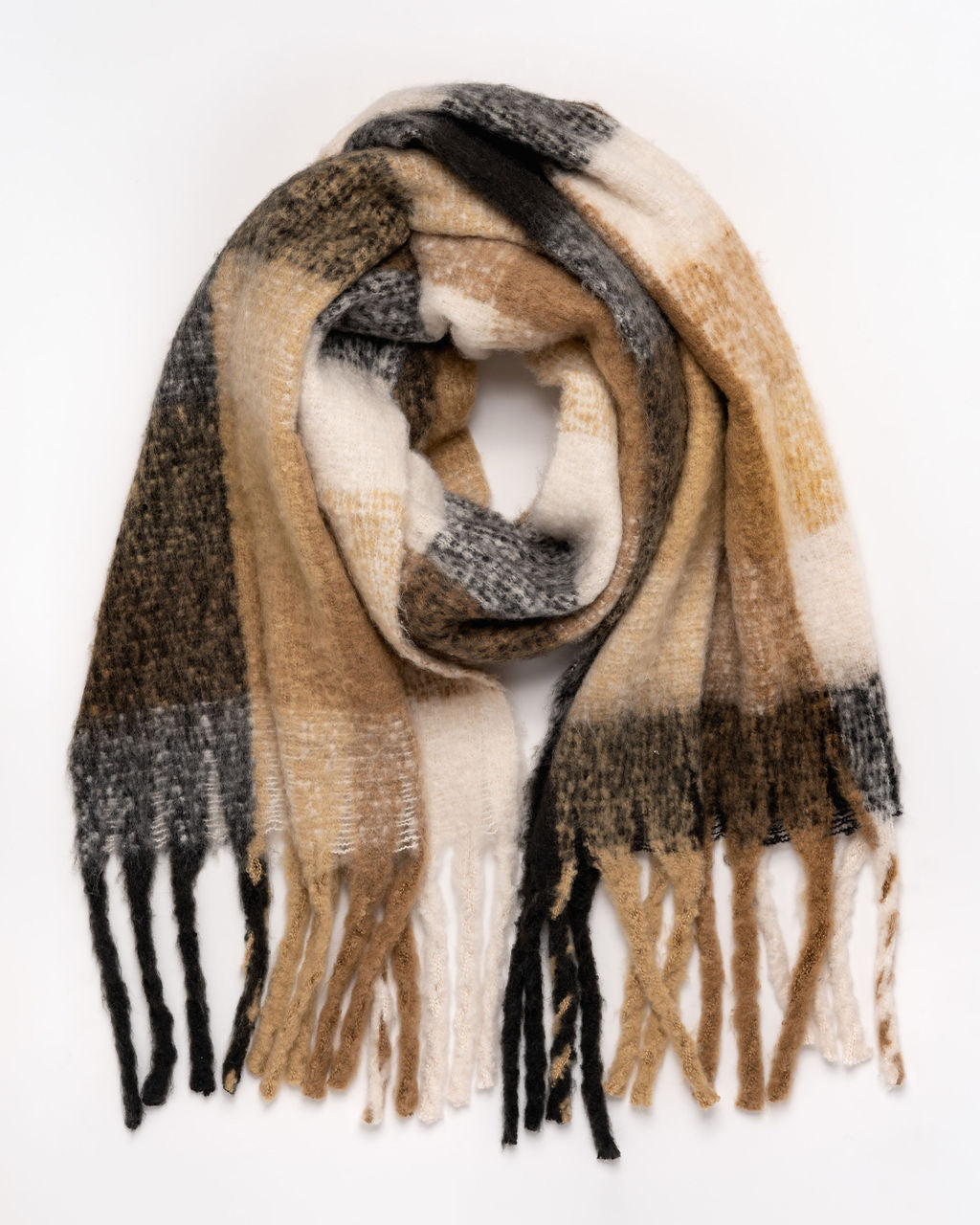 City Vacay Plaid Scarf - Se7enfashion