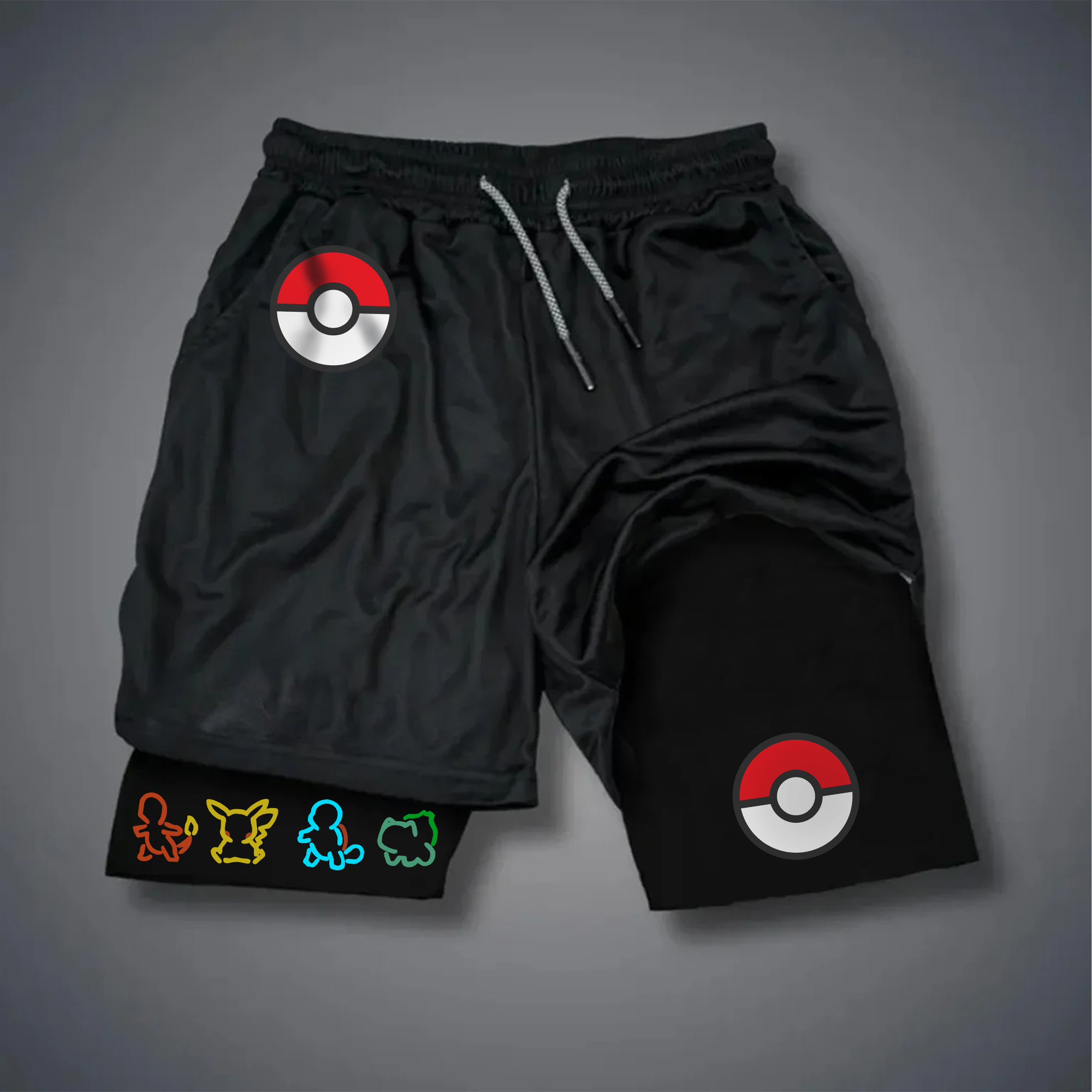 Unisex Casual Anime Streetwear Shorts