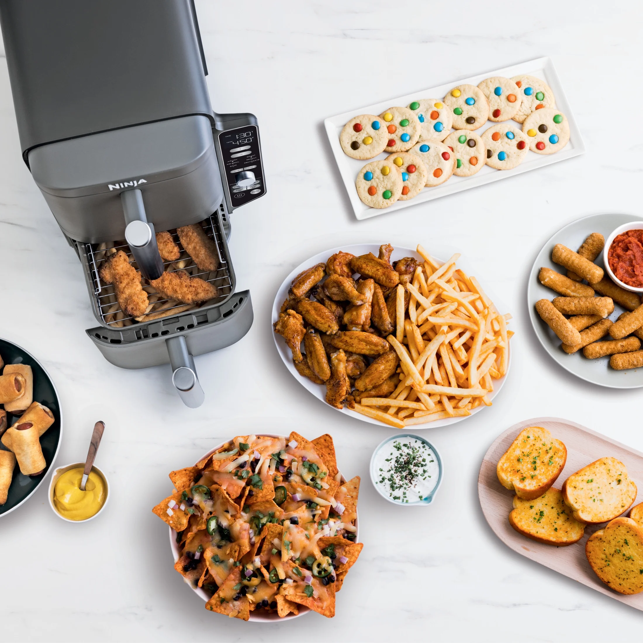 Ninja DoubleStack XL 10 QT 2-Basket Air Fryer - Image 26
