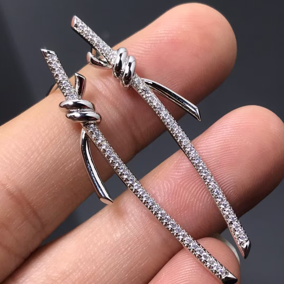 Tiffany Knot Drop Earrings - Original Replica Club