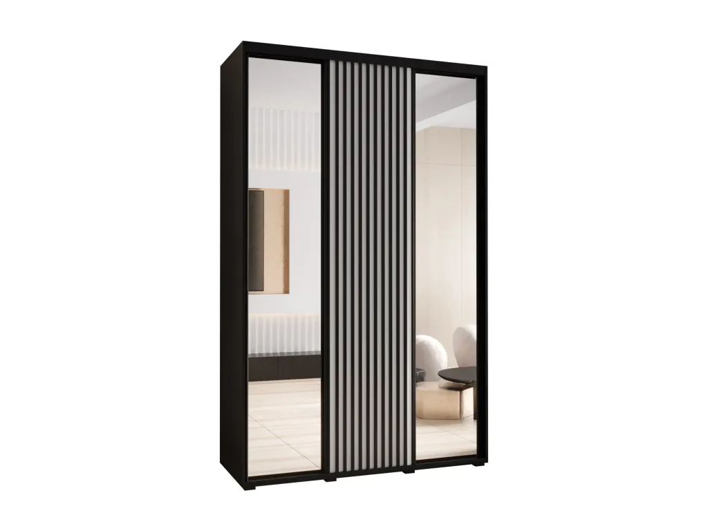 ARMARIO Homepleno 2 DE PUERTAS CORREDERAS 235.2/150/45 3 puertas (negro/blanco) 31328yqzw