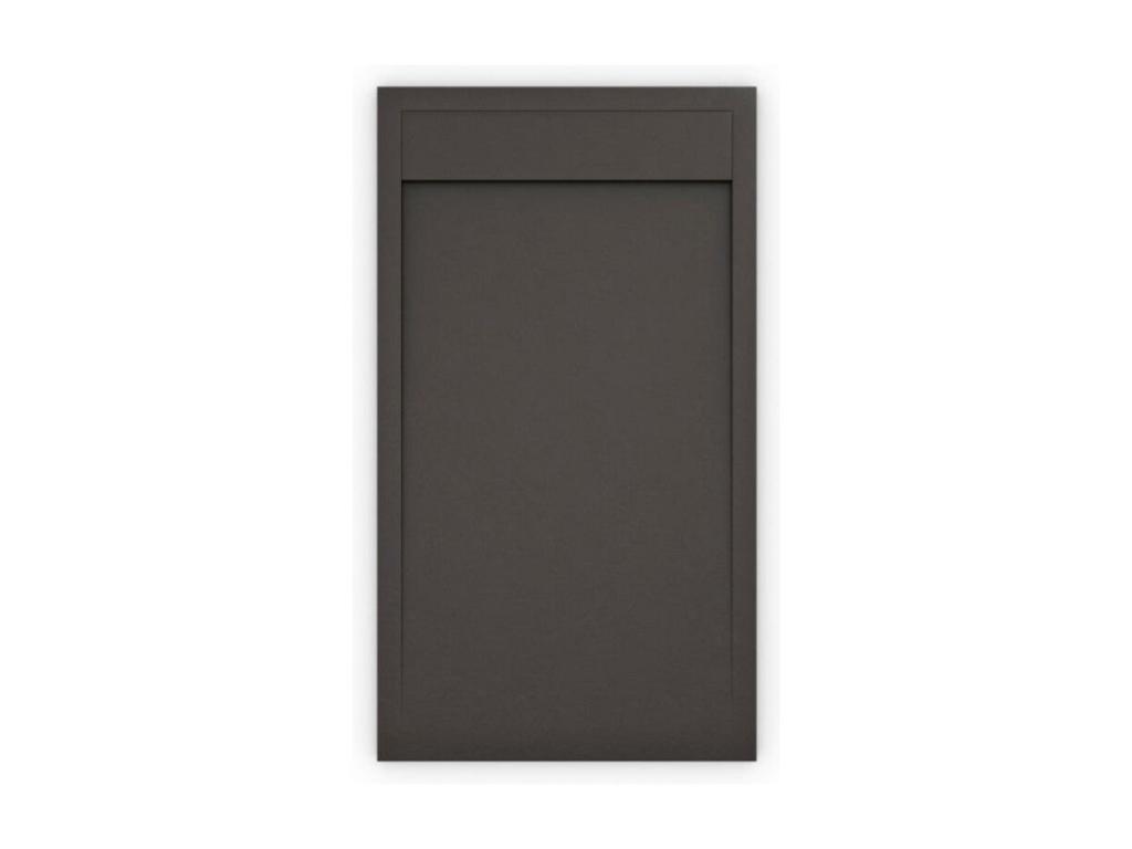 Plato de ducha ambiente grafito - 90x200cm - resina con cargas minerales