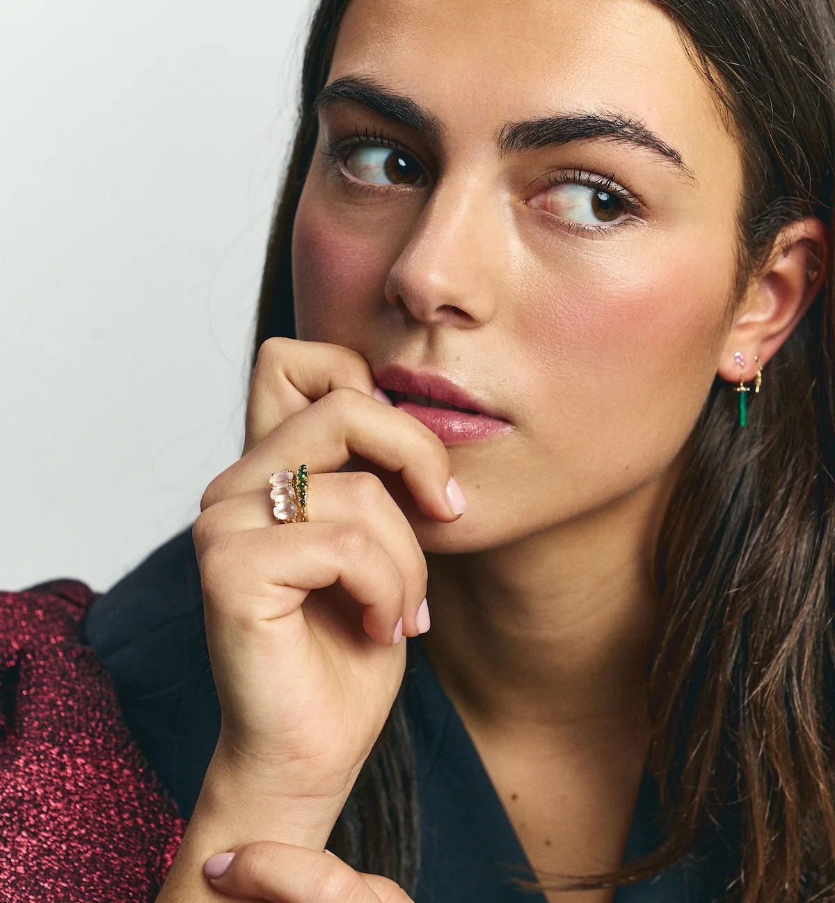 Anna Ring Green Tourmaline 9K