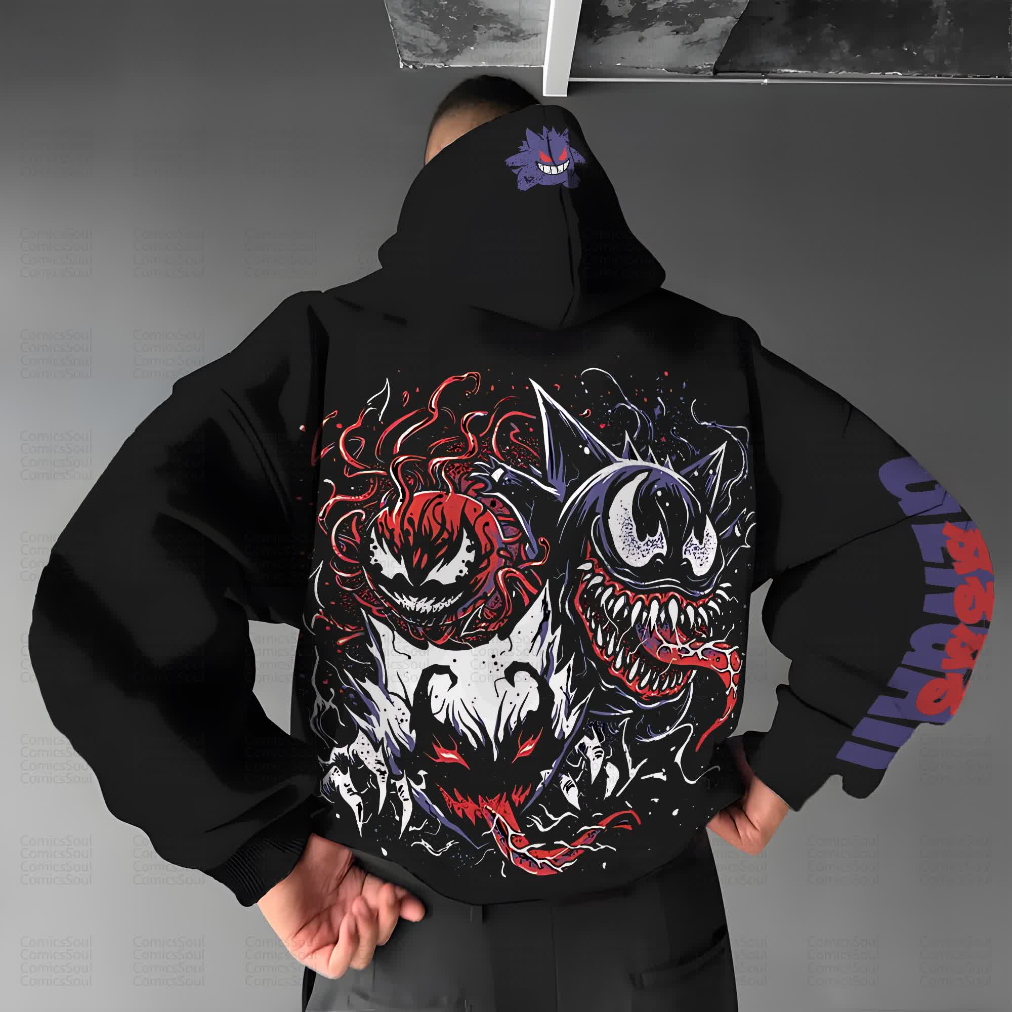 Unisex “Comicssoul” Anime Graphic Streetwear Vintage Hoodie