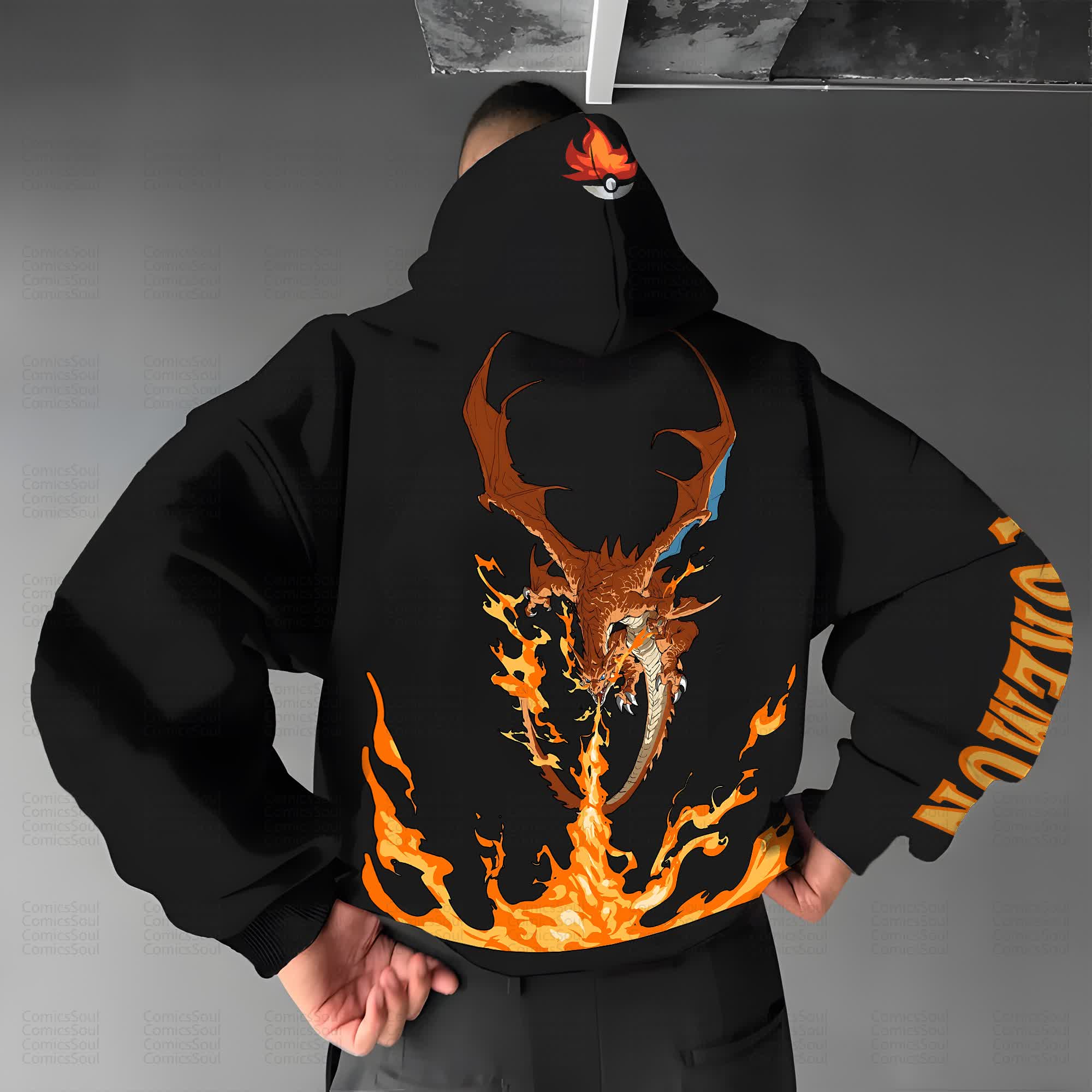 Unisex “Comicssoul” Anime Graphic Streetwear Vintage Hoodie