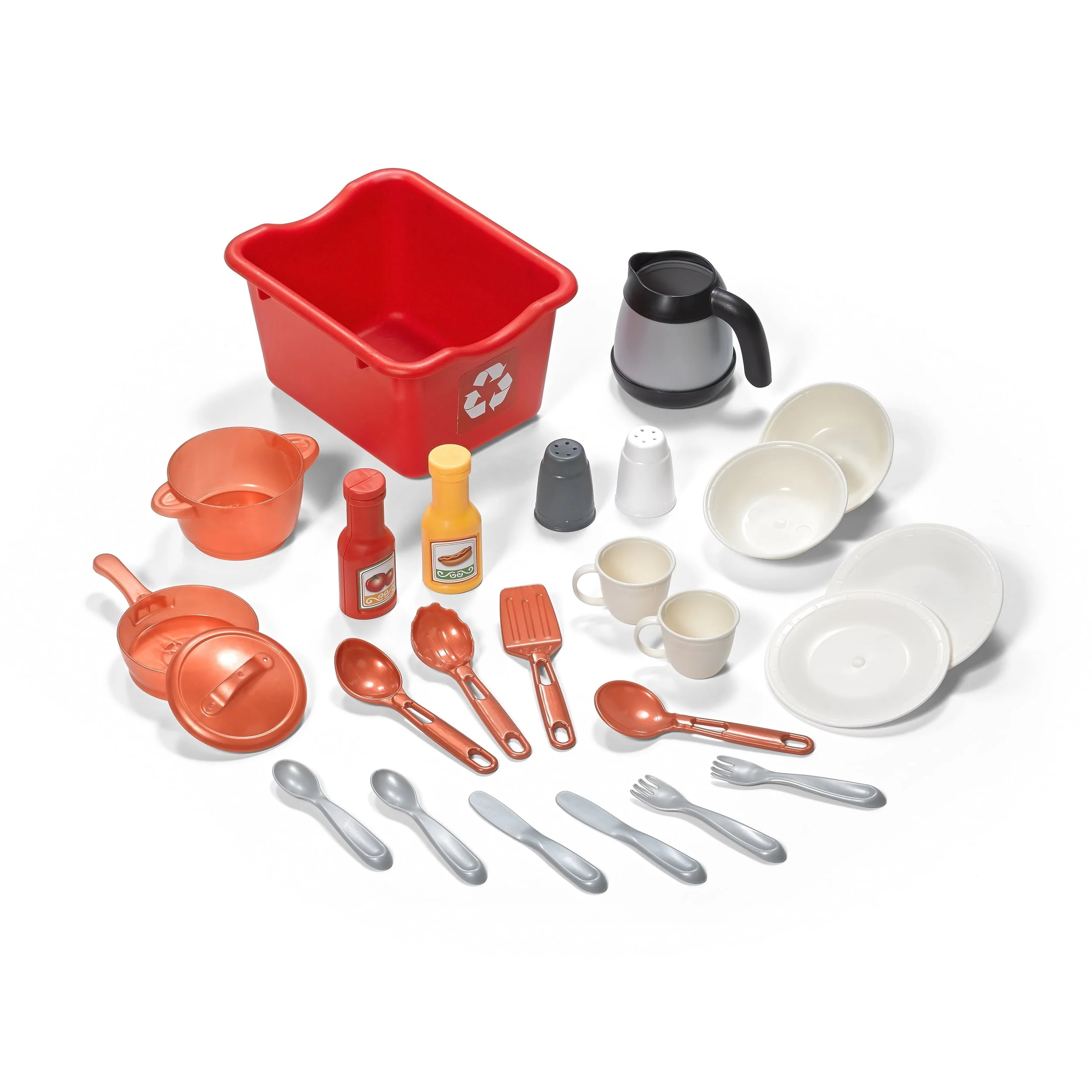 Pretend Play Kids Best Chef's Toy Cooking Kitchen Set with Accessories - Image 2