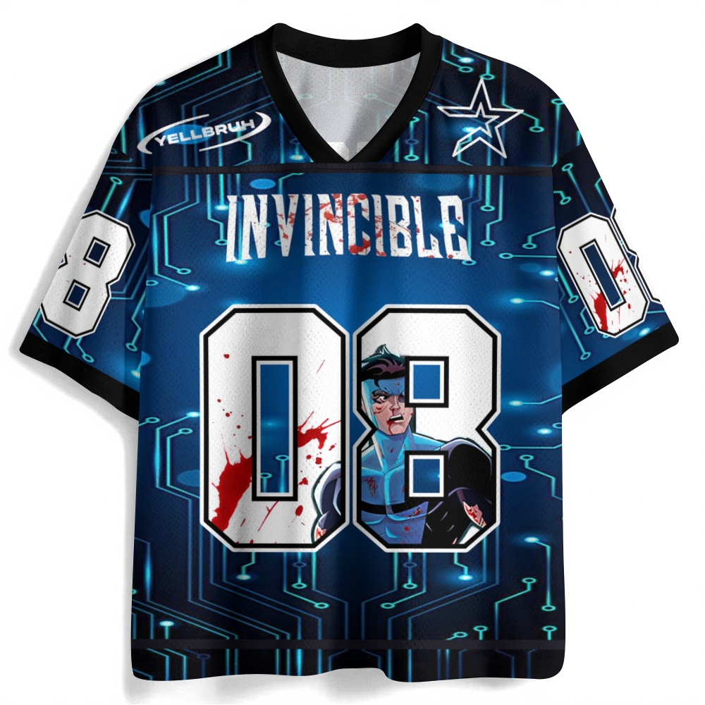 Invincible Anime Football Jersey