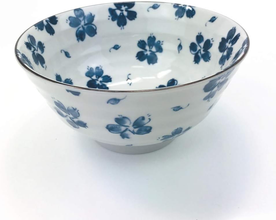 Japanese Mino Ware Chawan 5.0 inches Rice Bowls 5 patterns with Gift Box set, ceramic mino yaki