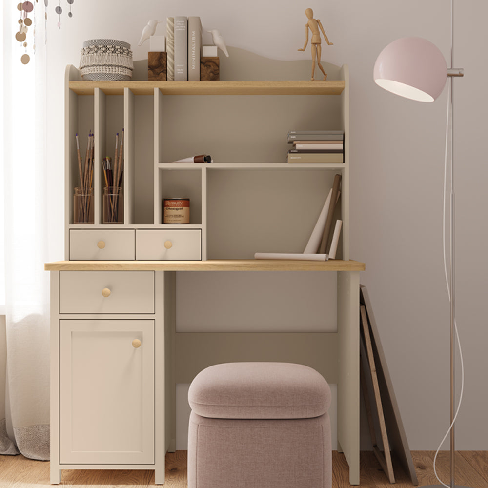 Blokker Havin Bureau Organizer - Zand / Vicenza Bleached Eiken