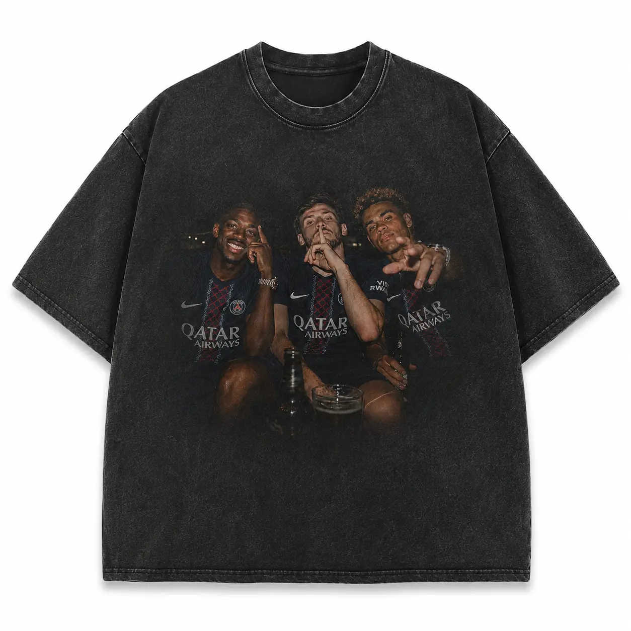 DEMBÉLÉ & K77 & EMERY CHAMPION VINTAGE TEE