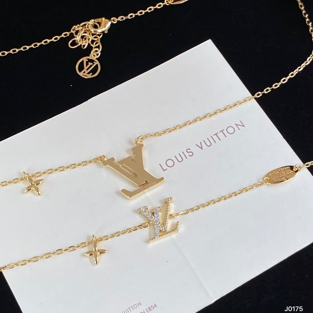 Louis Vuitton Diamond LV Letters Bracelet - Original Replica Club