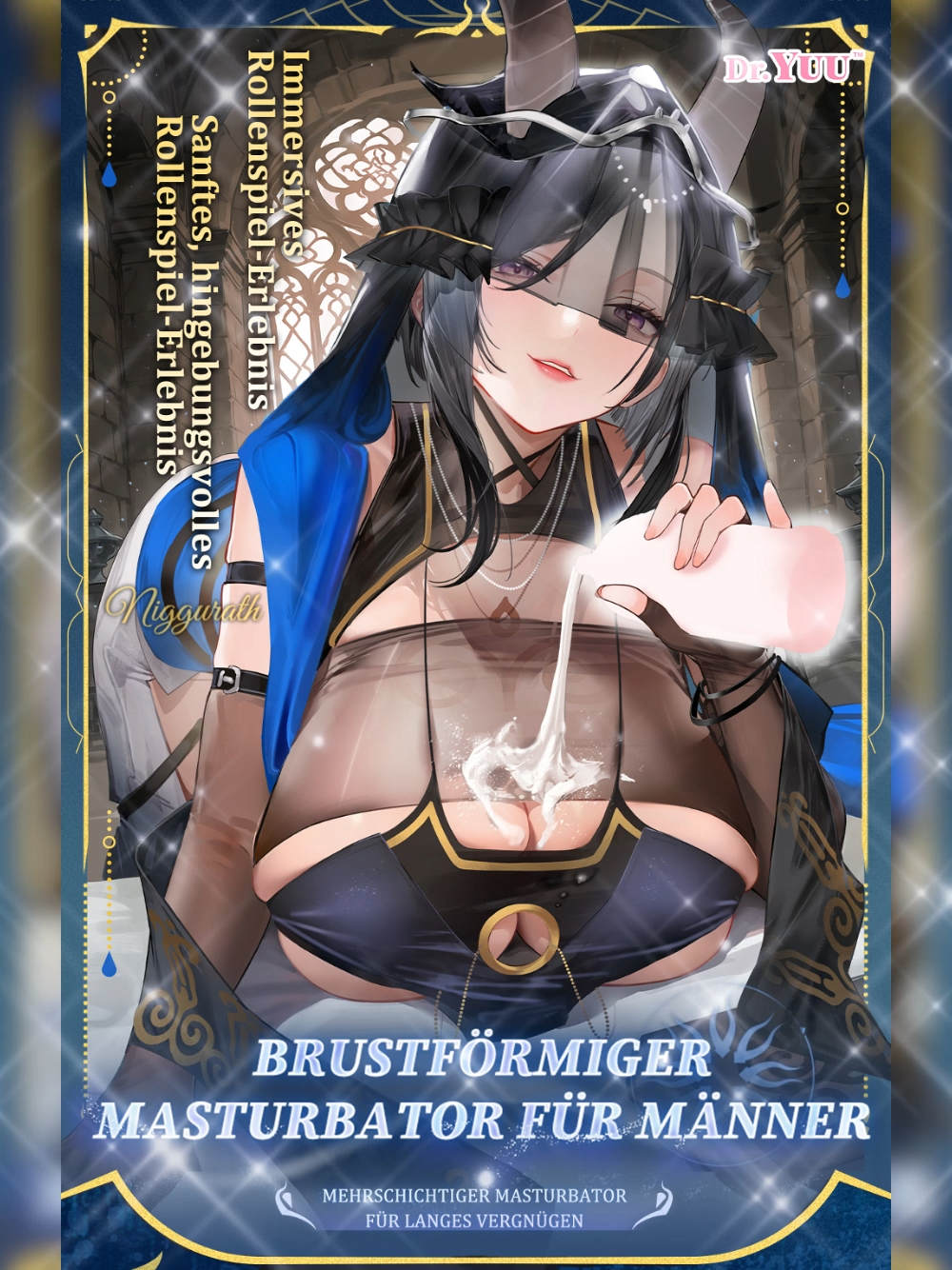Zweifarbiger Dr.YUU Masturbator in Brustform
