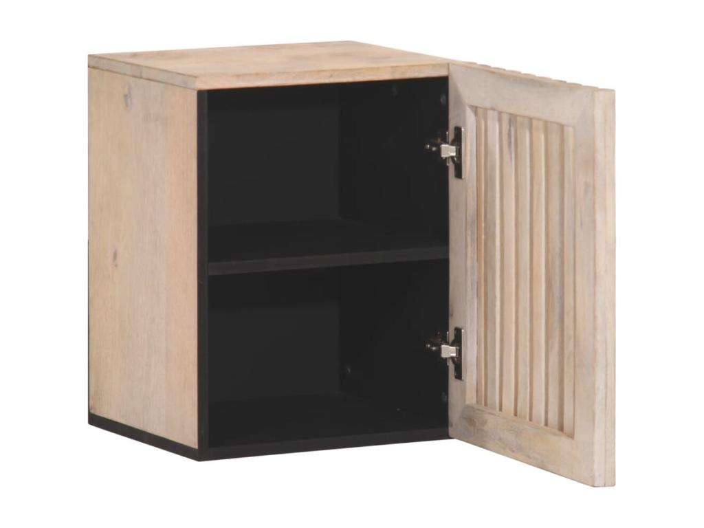 Mueble de pared para baño 38x34x48cm madera maciza de mango