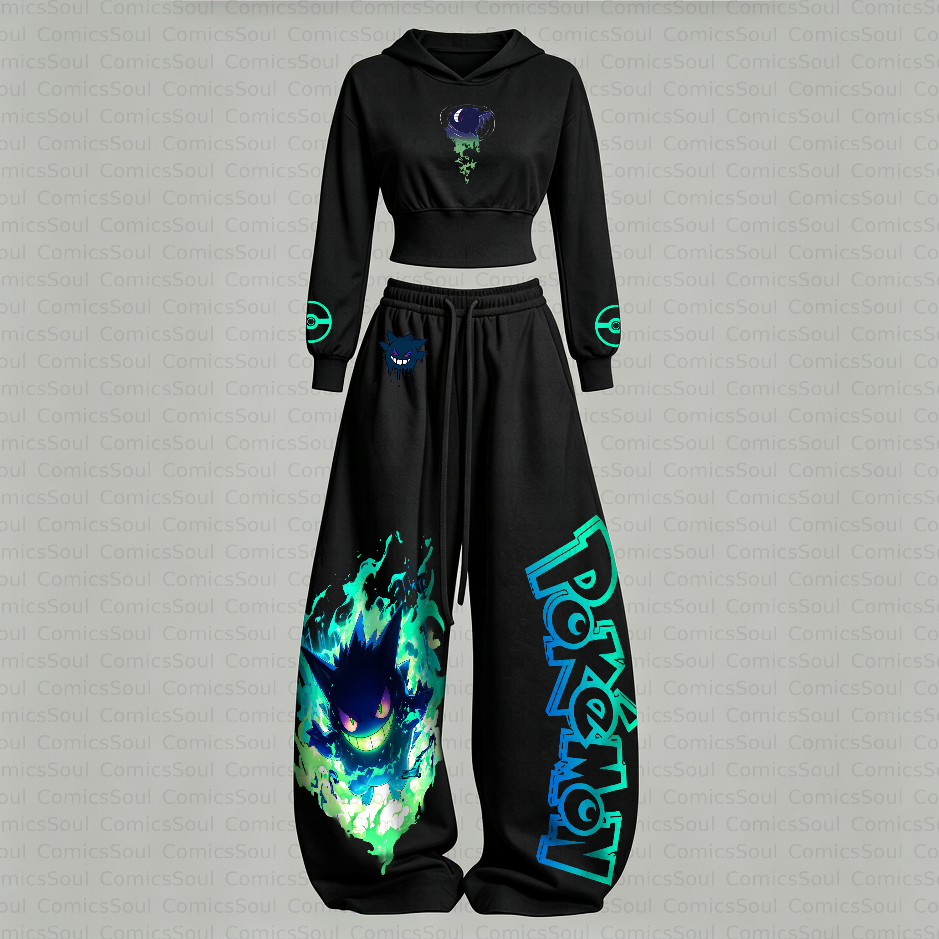 Pokémon Hoodie & Pants Two Piece Tracksuit Set 3051011 TeeThreads Sustain the Scene with Custom Apparel