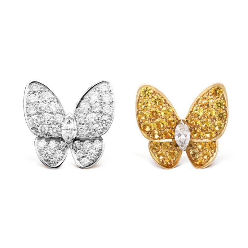 Replicate Two Butterfly earrings(1:1 replica) - Original Replica Club