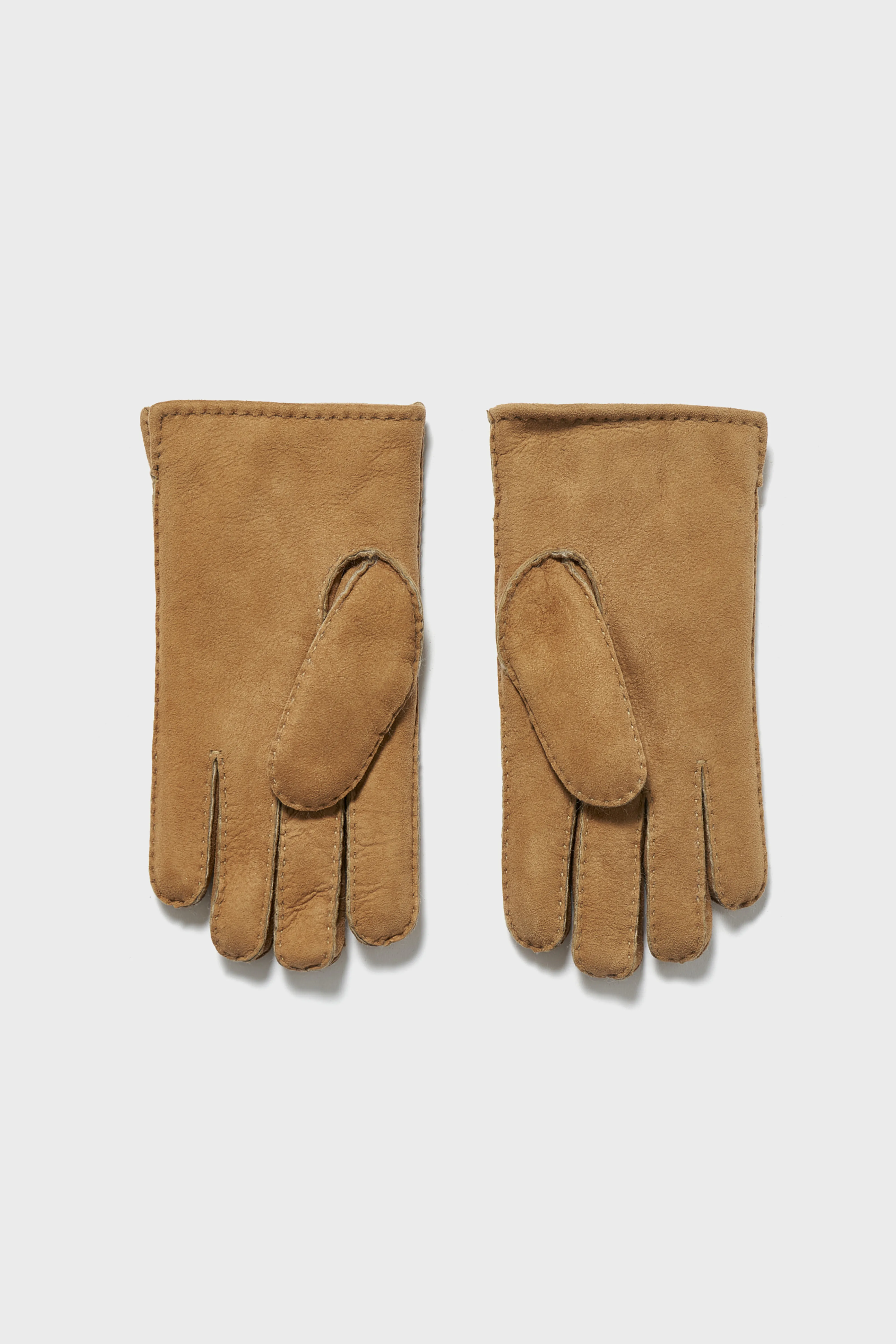 Bellerose Ganam cognac leather gloves (251 / M / COGNAC)