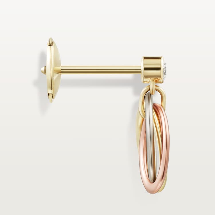 Replicate Trinity earrings, brilliant-cut diamonds(1:1 replica) - Original Replica Club
