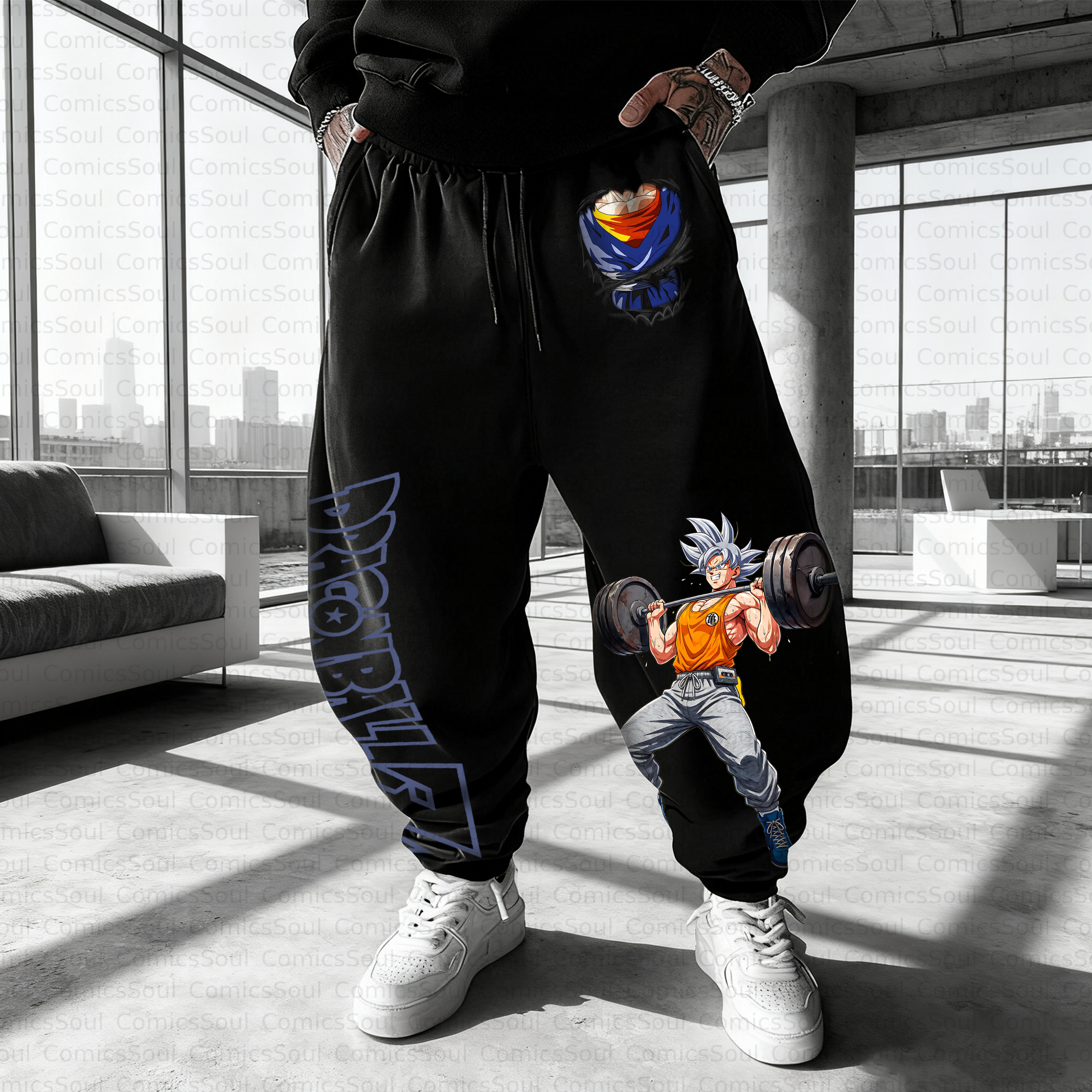 Unisex Casual Anime Streetwear Pant