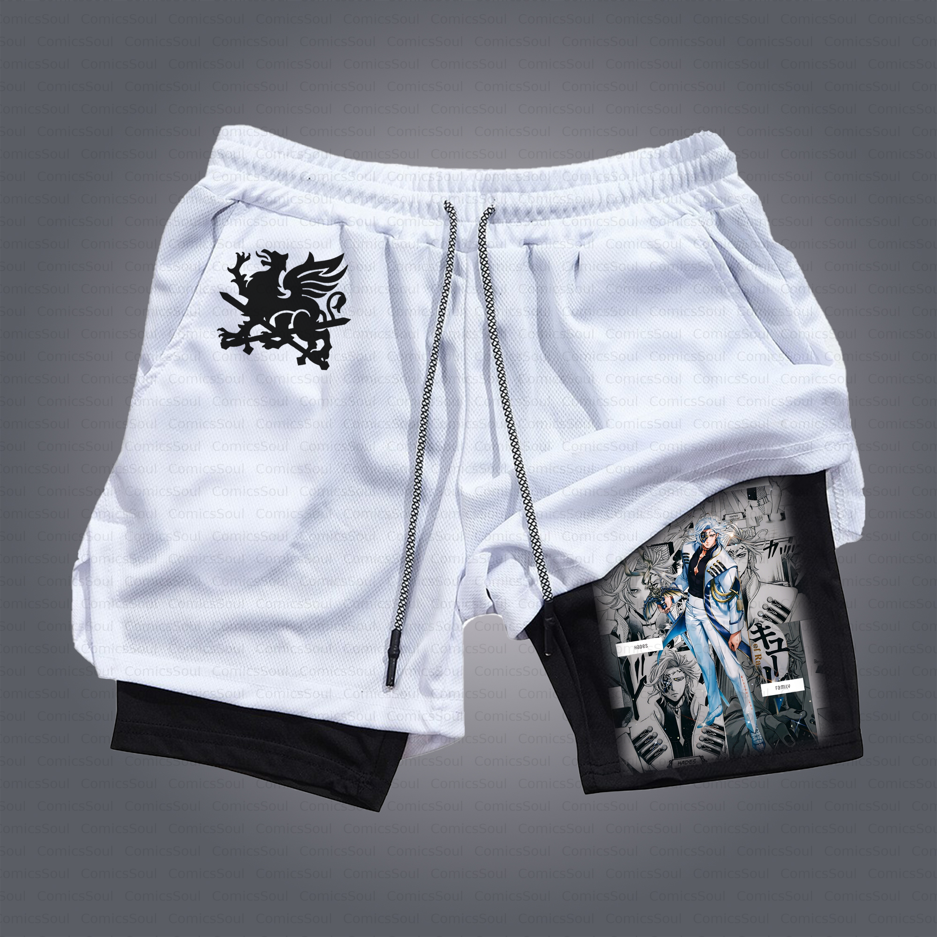 Unisex Casual Anime Style Shorts
