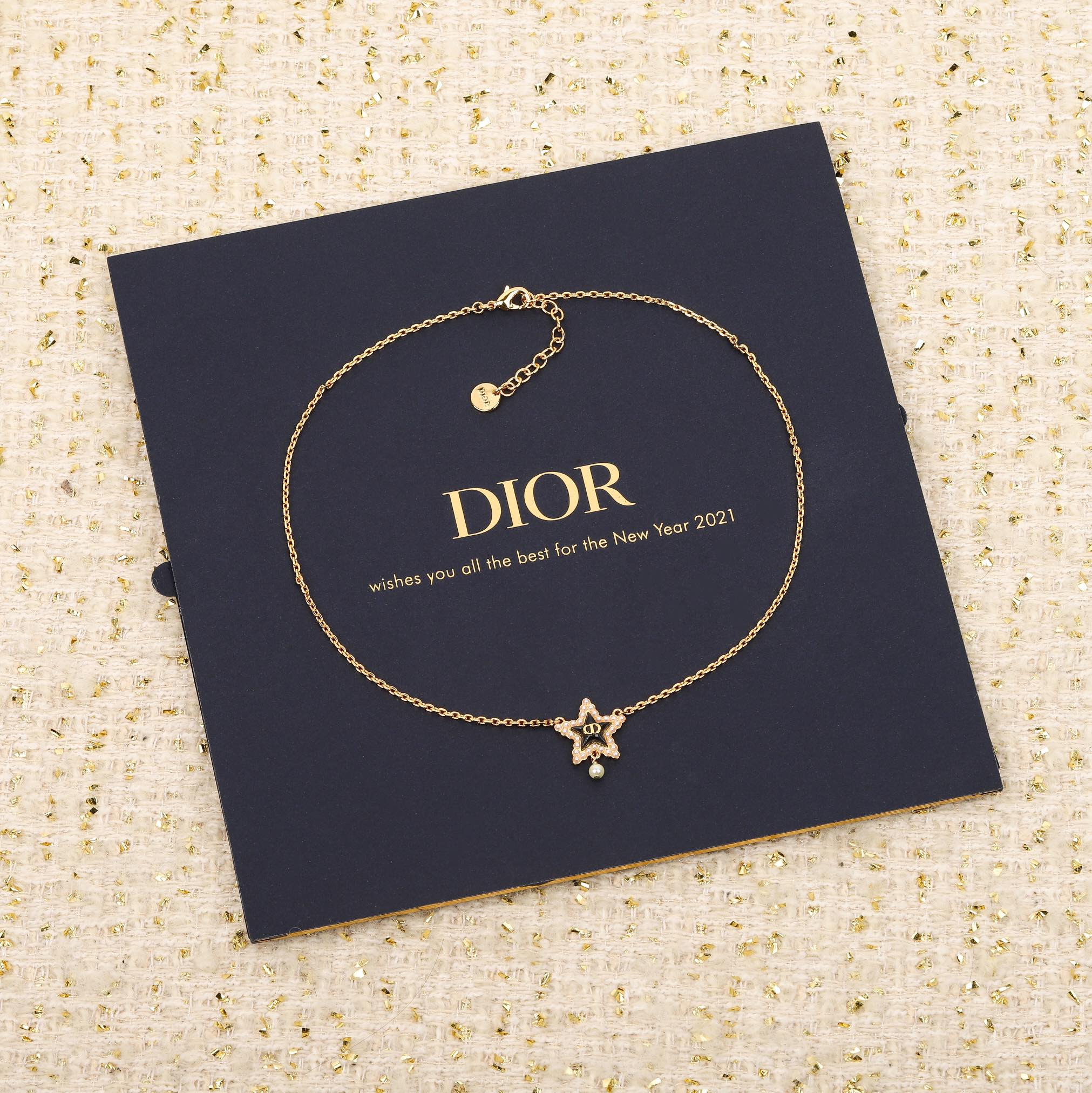 Dior Black Star Pendant Necklace - Original Replica Club