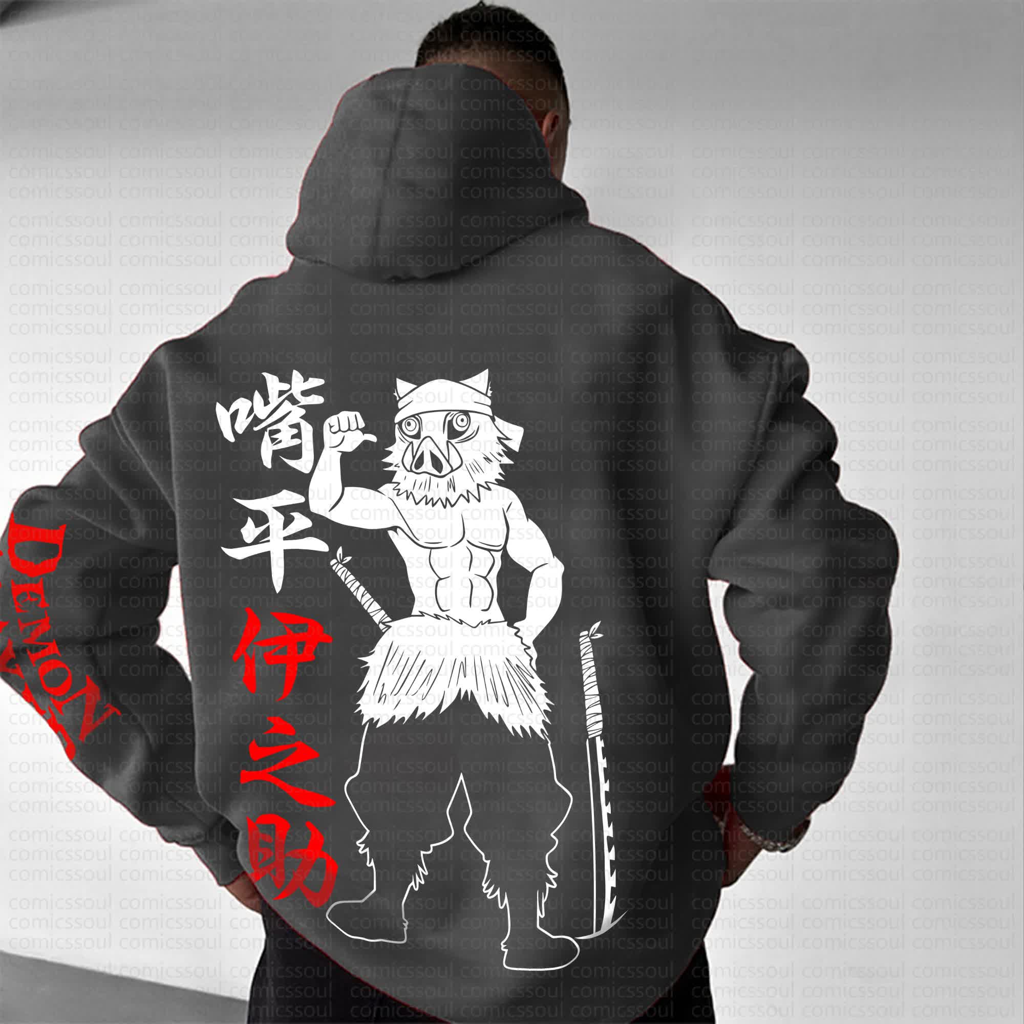 Unisex Anime Graphic Streetwear Vintage Hoodie丨Comicssoul