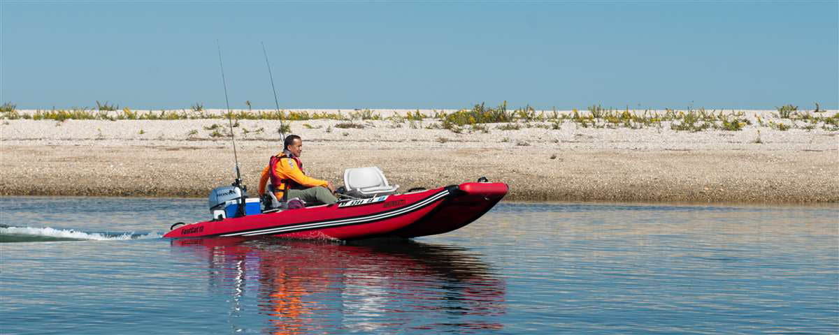 Sea Eagle FastCat12 Inflatable Catamaran Boat Deluxe Package - Image 4