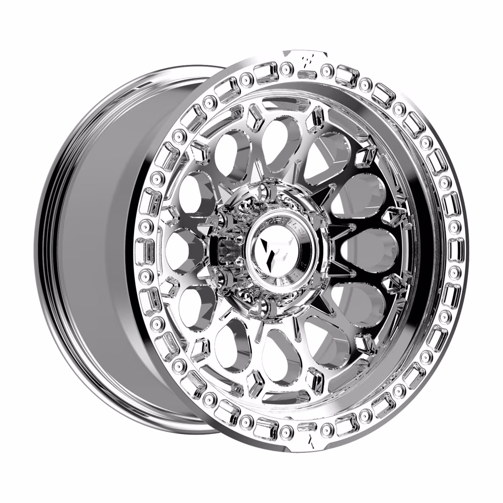 17x9 Fittipaldi Offroad FT101MC Mirror Coat Wheel 6x5.5 ( - 12mm)
