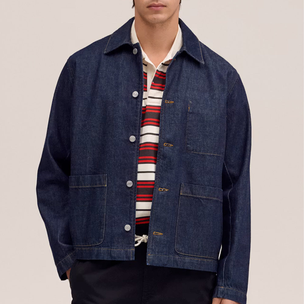 NN07 - Veste Morgan 1843 - Indigo Brut