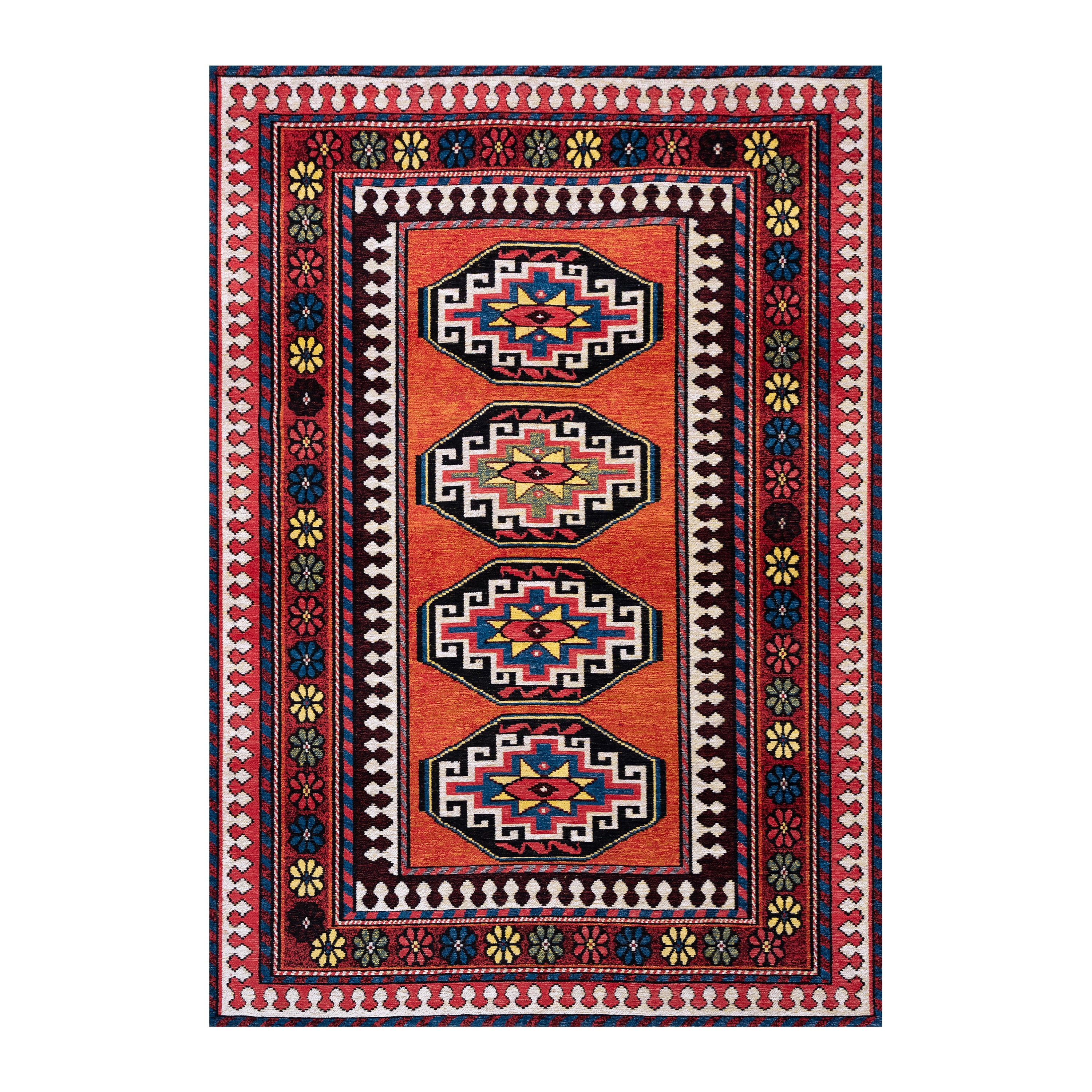 Louis de Poortere Antalia Vloerkleed 170 x 240 cm - Red Mix