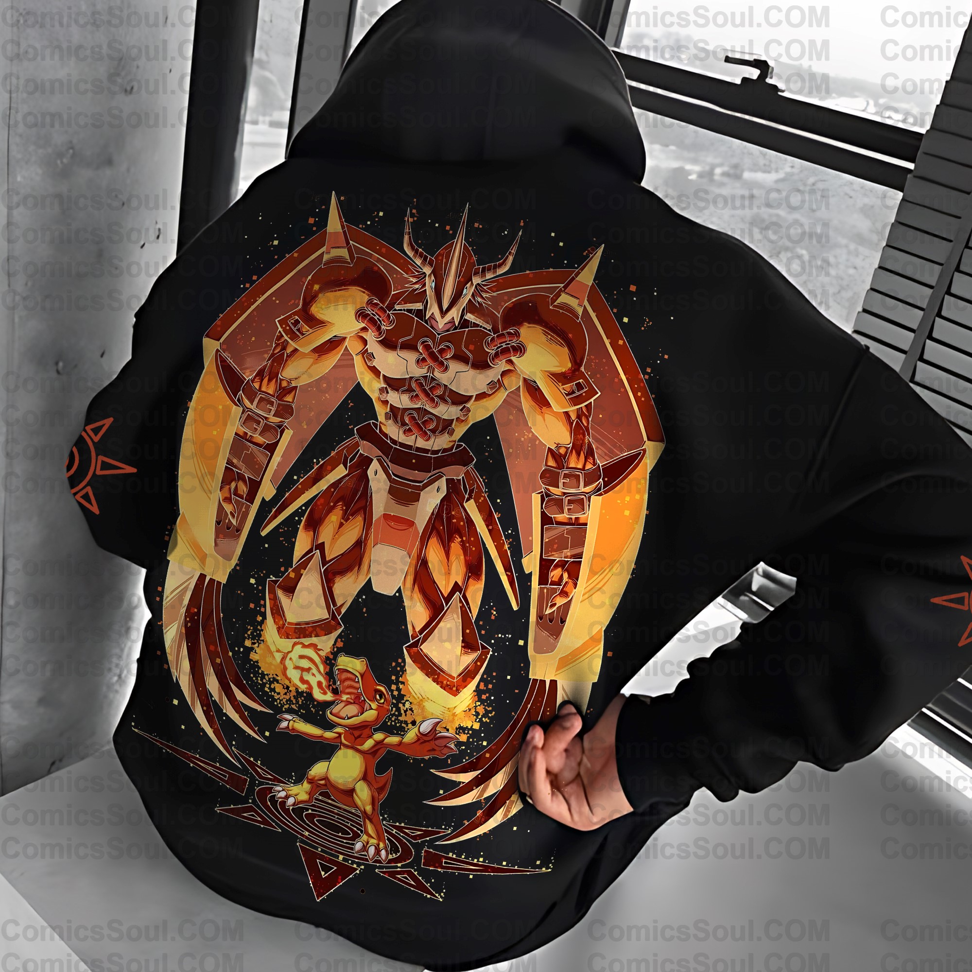 Unisex Anime Graphic Streetwear Vintage Hoodie