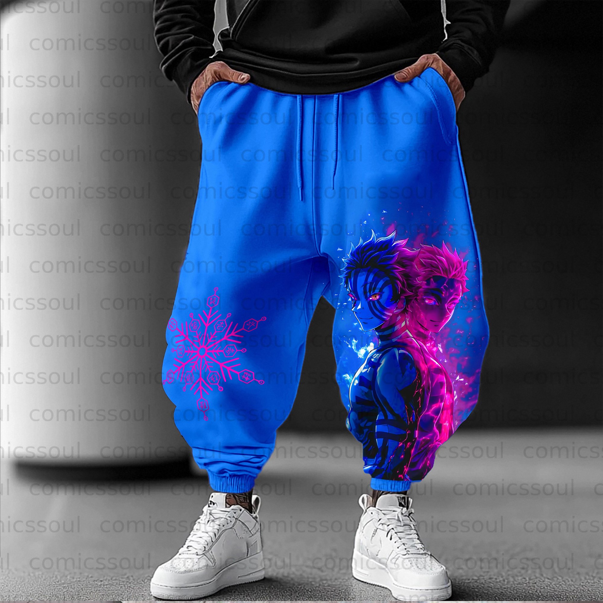 Unisex Anime Inspired Vintage Pants