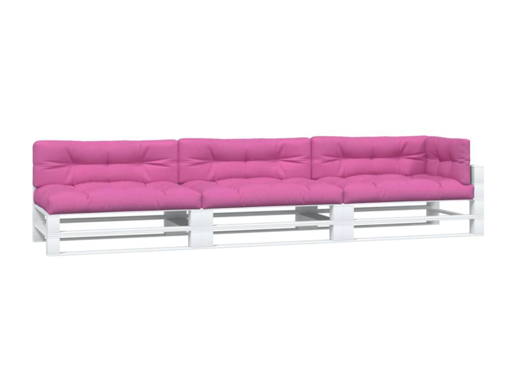 Cojines de palet 7 piezas Joliven rosa