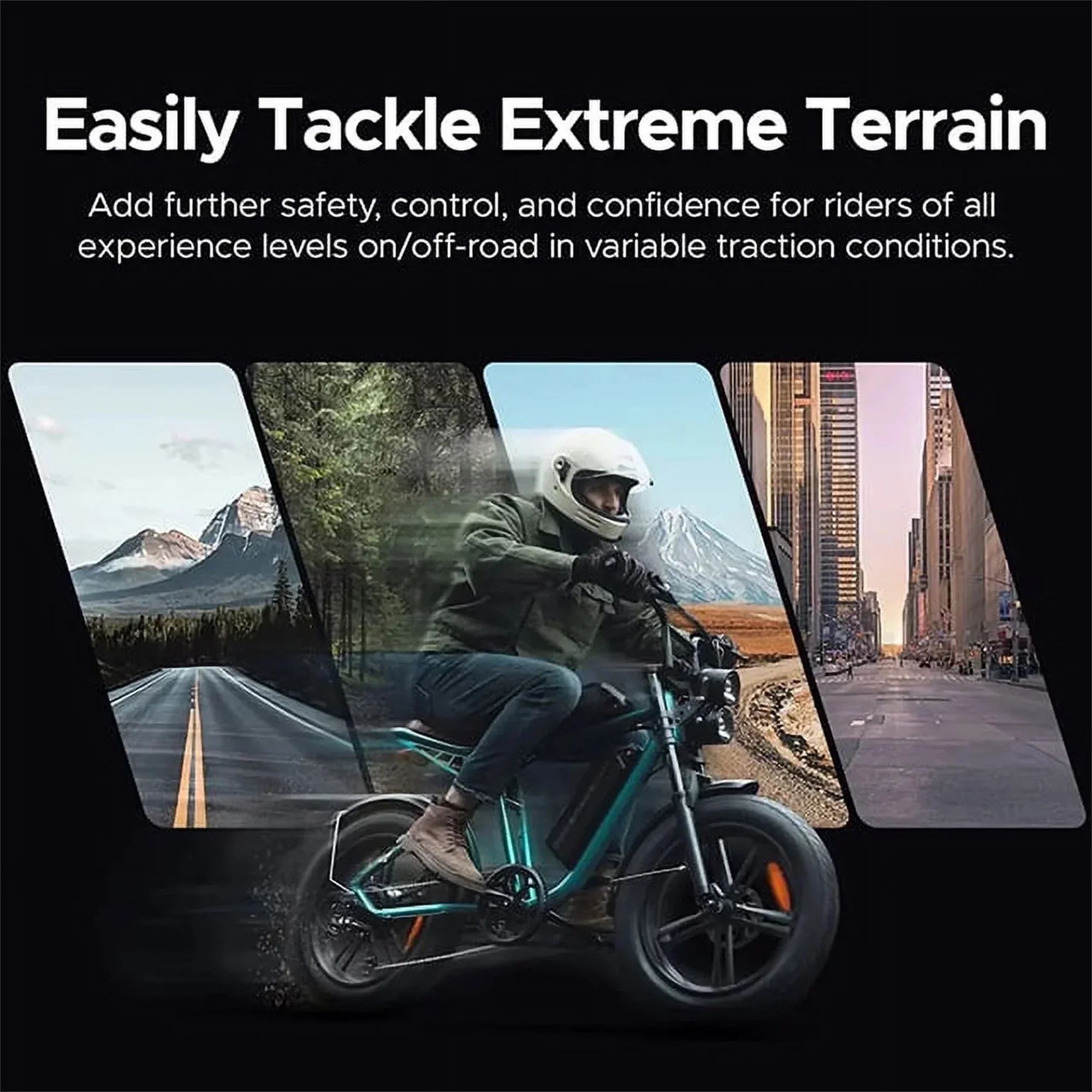 AKEZ Adult Electric Bike 1000W 28 mph 48V 13A 20*4.0in Fat Tire Full Suspension 7-Speed - M20 - Image 9 AKEZ Adult Electric Bike 1000W 28 mph 48V 13A 20*4.0in Fat Tire Full Suspension 7-Speed - M20 - Image 9