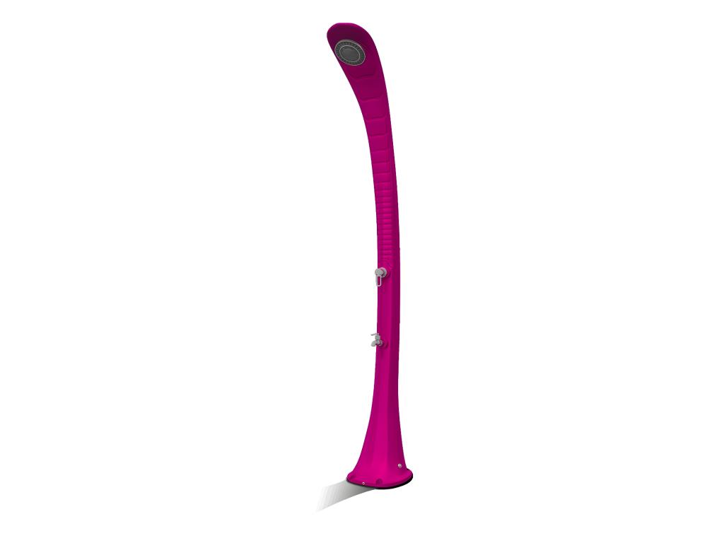 Formidra Cobra 32L 217x30x34cm Ducha   xteriorDecoratodo njuagador de PiesCalefacción SolarPolietileno ReciclableRosa