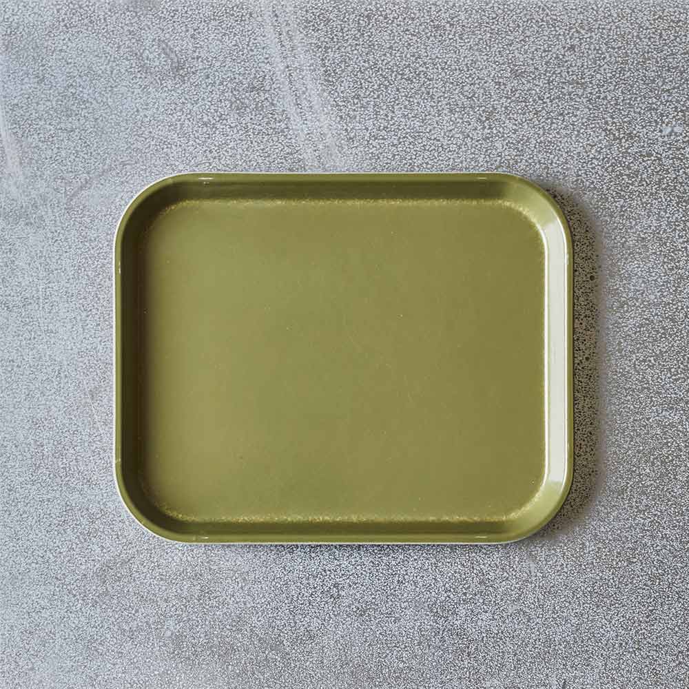 Plateau en fibre de verre - Vert Olive