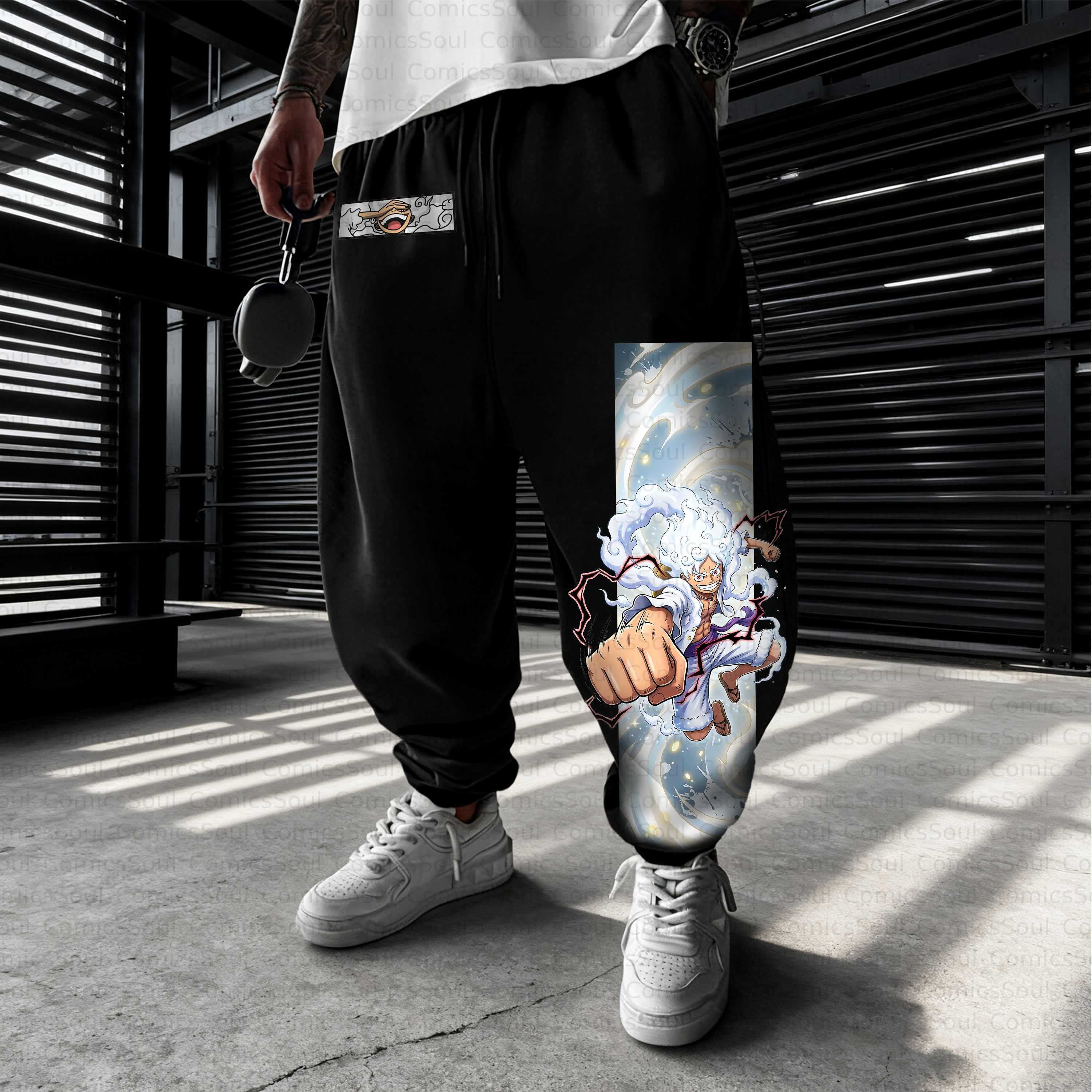 Unisex Casual Anime Streetwear Pant