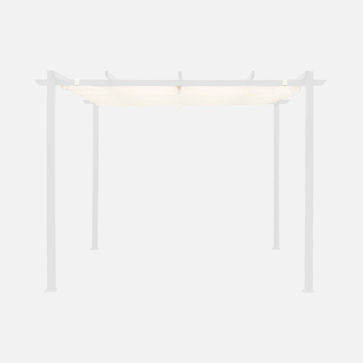 Cubierta para pérgola Isla - Toldo de techo de pérgola 3x3m