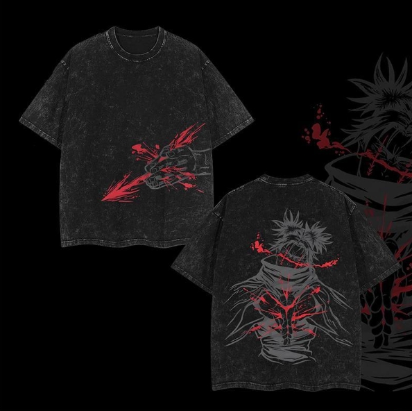 Unisex Anime Inspired Vintage T-Shirt