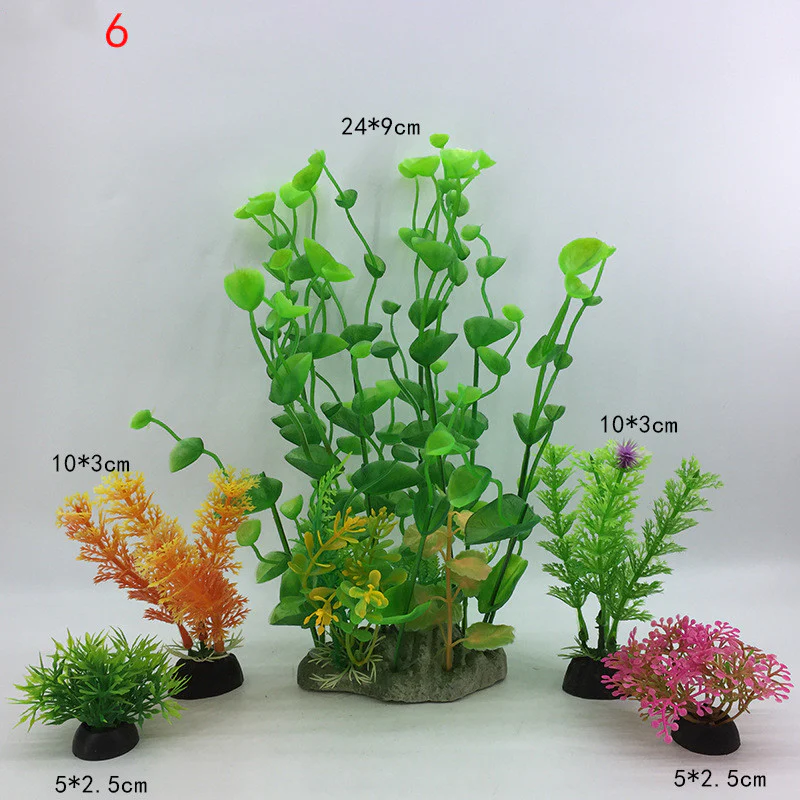 Fish Tank Decoration Simulation Water Plant Artificial Aquarium Landscaping Decor