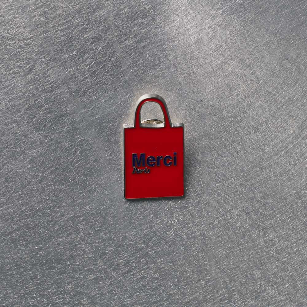 Pin's Merci - Tote bag Rouge