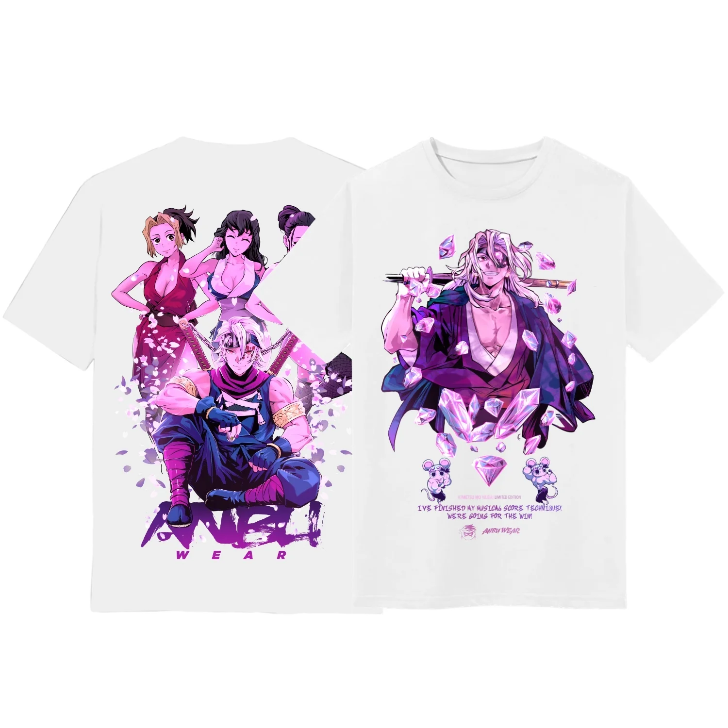 Unisex Anime Inspired Vintage T-Shirt丨Comicssoul