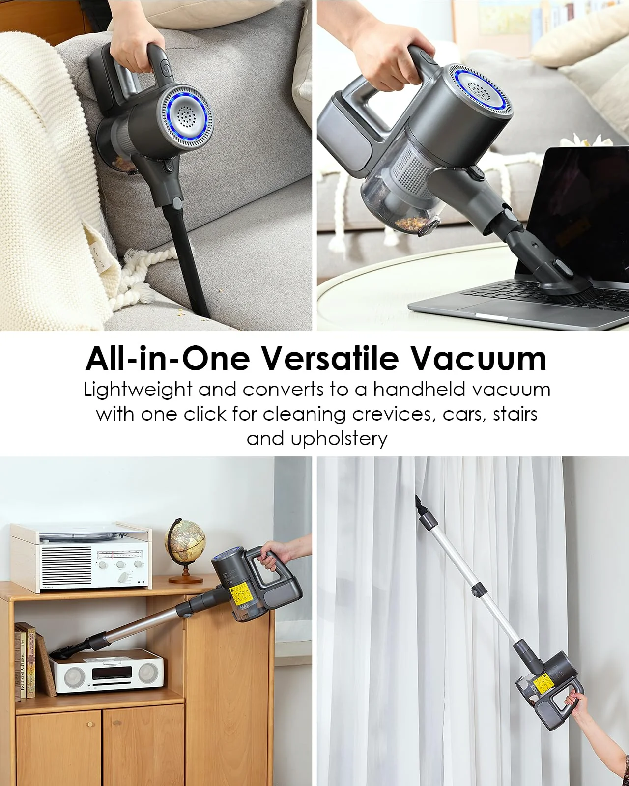 Cordless 2-in-1 Vacuum Cleaner and Mop