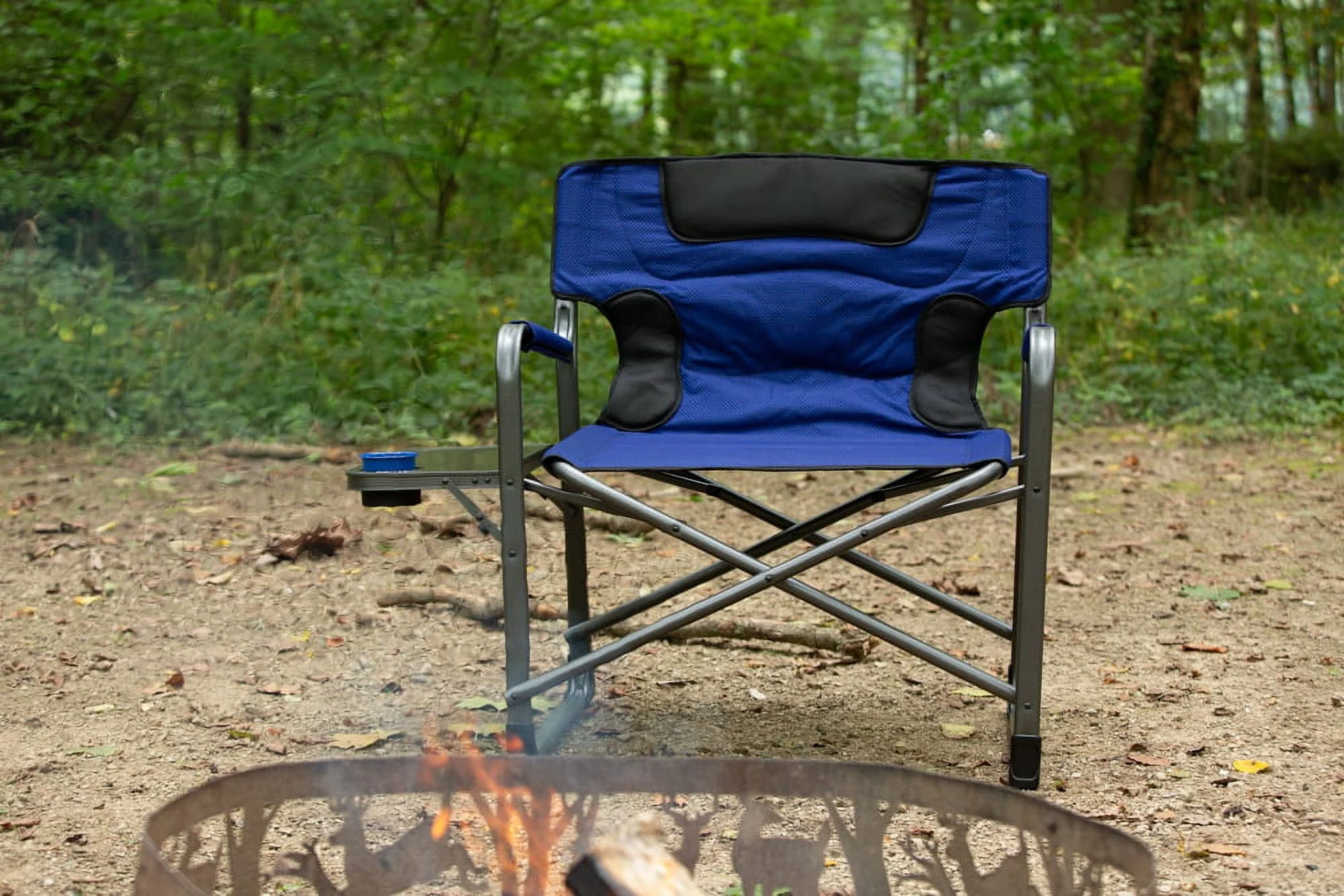 Ozark Trail Camping Director Chair XXL, Blue, Adult, 10lbs - Image 11