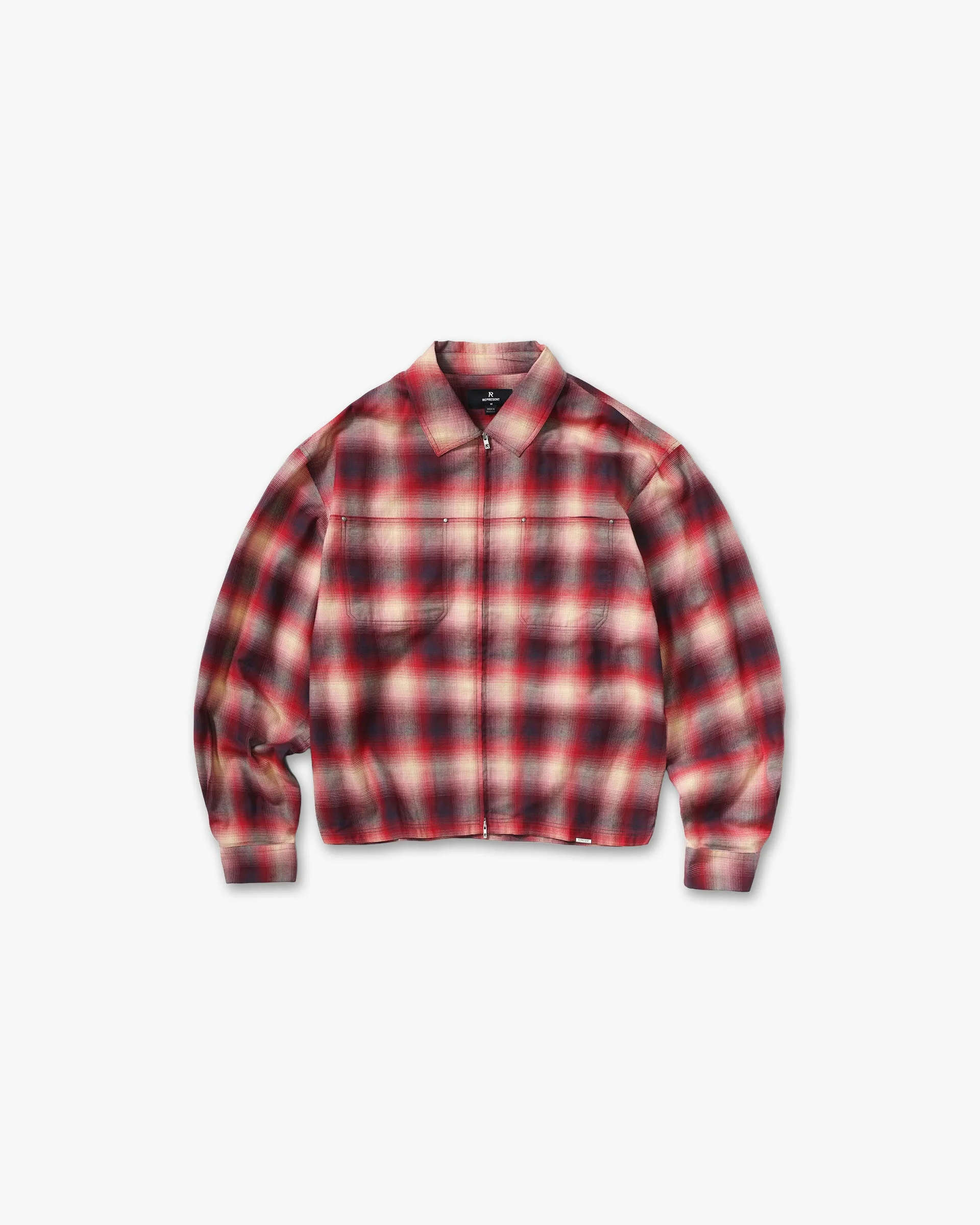 Sunset Flannel - Racing Red