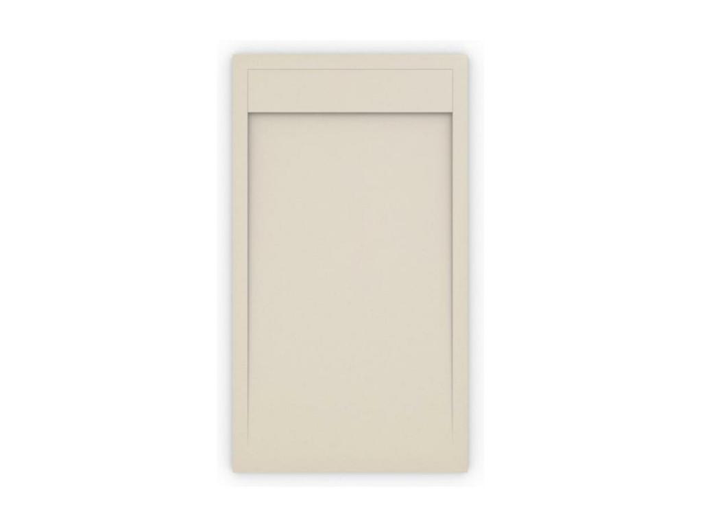 Plato de ducha ambiente crema - 90x180cm - resina con cargas minerales