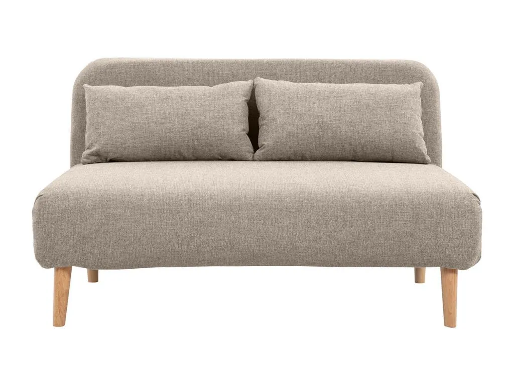 Sofá cama de 2 plazas convertible en tela Boverdeco y Boverdeco