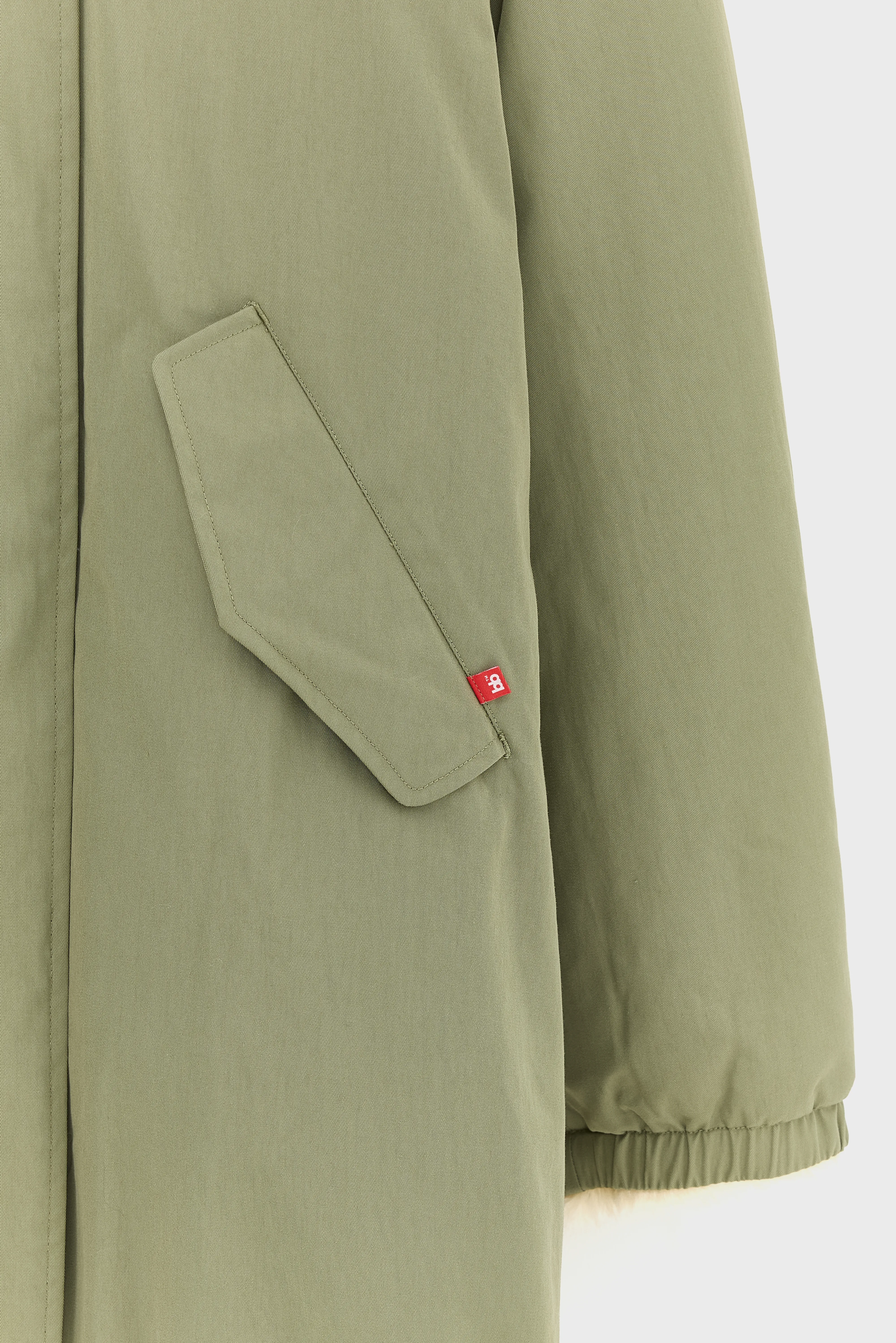 Bellerose Harbour green hooded parka (242 / G / JEEP)